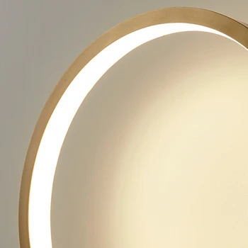 FSS Modern de Aur Rotund de Perete Lampa cu Lumini LED Pentru Dormitor, Camera de zi cu TV Fundal Culoar Acasă Corpuri de Iluminat