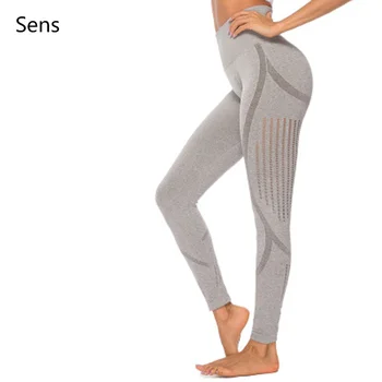 2019 strâns respirabil pantaloni sport pantaloni de yoga talie în Talie Cinchers sport femei pantaloni