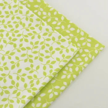 2 buc verde 40cmx50cm Tesatura de Bumbac matlasare țesut tecido tida de Cusut țesături pentru mozaic ieftine tecidos para roupa