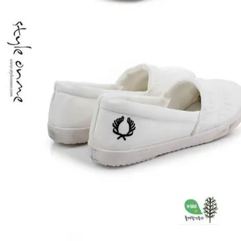 SWONCO Alb Panza Pantofi Femei Adidași Aluneca Pe 2020 Izvor Nou de sex Feminin Confortabil Vulcaniza Adidași de Cauzalitate Pantofi Pentru Femei
