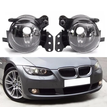 1Pair Masina Lumini de Ceață Față Locuințe Obiectiv Clar Nu Becuri Auto Lumina de Asamblare Pentru BMW E60 E90 E63 E46 323i 325i 525i