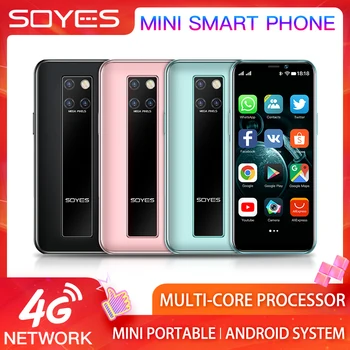 Student Smartphone-uri Soyes S10-H 4G-LTE Android 9.0 3GB+32/64GB MT6739 telefon Mobil Față ID Ecran Complet deblocat telefoane Mobile