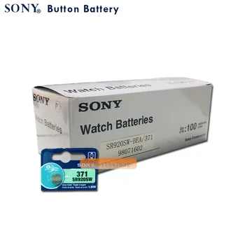 20pc Sony Original 371 SR920SW 920 DE 1.55 V Baterie de Ceas SR920SW 371 Butonul Monedă de Celule FABRICATE IN JAPONIA