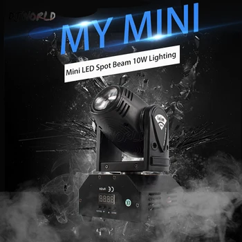 DJWorld LED 10W/40W Moving Head Spot Luces Discoteca Etapă Efect de Iluminat Pentru Lumina de Noapte DJ KTV Disco Lumini fază lungă