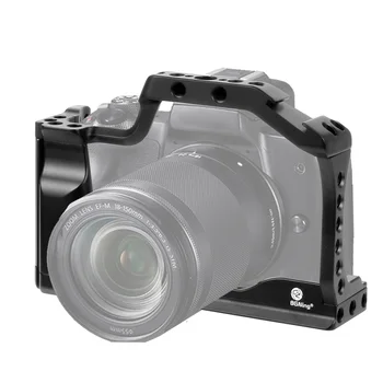 CNC din Aluminiu Camera Cușcă pentru Canon EOS M50 / M5 Cazul DSLR Rece pantof de Montare Expansiune Acoperi Rapid-Reas Placă Suport de Fotografie