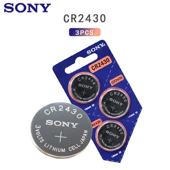 3pcs Original Sony CR2430 DL2430 CR 2430 3V Baterie cu Litiu Pentru Ceas Inteligent pentru Căști de Jucărie la scară ceasuri auditive Butonul Monede
