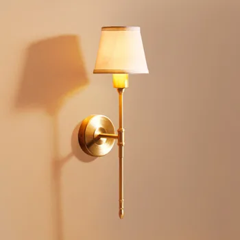 American Decorative Cupru lumina de perete Design clasic, lumina din dormitorul de living camera Bucatarie Lounge lumina tranșee de perete de lumină pentru acasă
