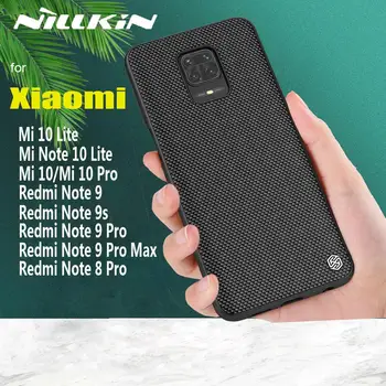Redmi Nota 9 Pro Nota 9 Nota 8 Pro Caz Carcasa Nillkin Texturate din Nailon Fibre Cazuri pentru Xiaomi Mi Nota 10 Pro Mi10 Note9 Caz