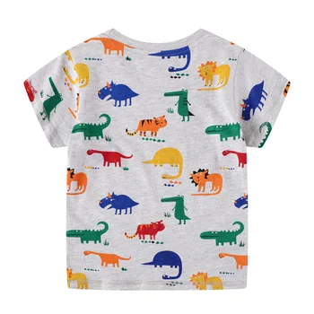 SAILEROAD tricouri Animal Print Baieti Topuri Tricouri Haine de Vară pentru Copii t-shirt de Vară 2020 Nou Haine pentru Copii pentru Copii