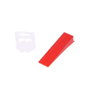 Plastic Placi Ceramice Sistem De Nivelare Placi De Egalizare 100 De Clipuri+100 Pene De Placare Pardoseli Instrumente Pene Clipuri