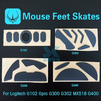 Hotline Jocuri Mouse Picioare patine pentru logitech G102 Gpro G300 G302 G303 MX518 G400 G400S Gaming Mouse pad piciorul