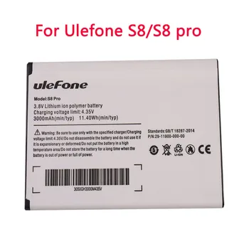 3.8 V 3000mAh Ulefone S8 Înlocuirea Bateriei S8pro Li-ion Baterii de Telefon Mobil pentru Ulefone S8/S8 pro MTK6737 MTK6580