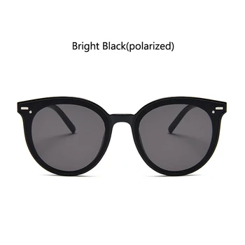 LongKeeper Ochi de Pisica Polarizat ochelari de Soare Femei Retro UV400 Ochelari de Soare Femei Vintage Cateye Rotund Nuante Gafas de sol MN-Hi