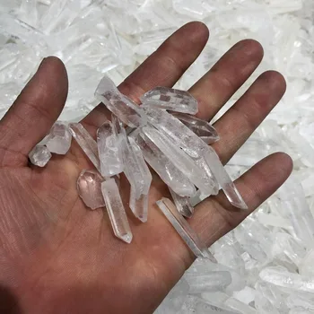 100g Tibet naturale transparent cristal de cuarț alb cluster punct coloana end specimen de vindecare reiki minerale