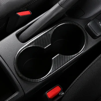 ABS Rosu/Fibra de Carbon Cana de Apa Capac Tapiterie Auto de Styling, Accesorii Pentru 2016 2017 2018 Mazda 2 Demio DL Sedan DJ Hatchback