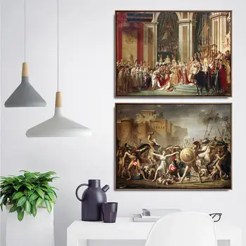 Casa De Decorare Arta De Perete Imagini Fro Living Poster Print Panza Tablouri Francez Jacques Louis David 1