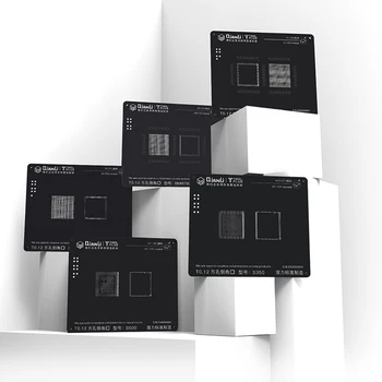 QIANLI iBlack 3D A8 A9 A10 A11 A12 Modulul CPU BGA Reballing Gaură Pătrată Matrita pentru iPhone 6-X