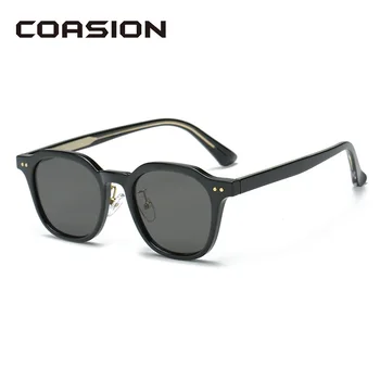 COASION Plastic Titan Bărbați ochelari de Soare Retro Pătrat Rame Ochelari Anti-Orbire pentru Conducere Nuante pentru Femei UV400 CA1676