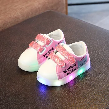 Copiii Aprinde Pantofi Copii Fete Băieți Luminos Adidași Pantofi Fată Luminoasă Cu Led-Uri Pantofi Copii Iluminat Adidași Pantofi Copii 2020 Nou