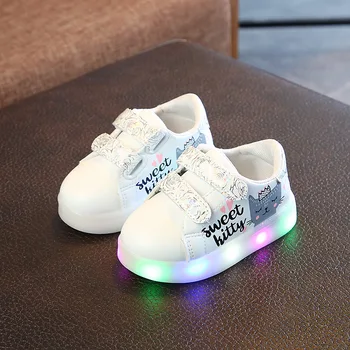 Copiii Aprinde Pantofi Copii Fete Băieți Luminos Adidași Pantofi Fată Luminoasă Cu Led-Uri Pantofi Copii Iluminat Adidași Pantofi Copii 2020 Nou