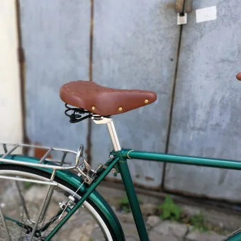Retro scaun biciclete pliante biciclete șa scaunul din piele de șa biciclete Piese de Bicicletă MTB Biciclete Rutier Ciclism șa