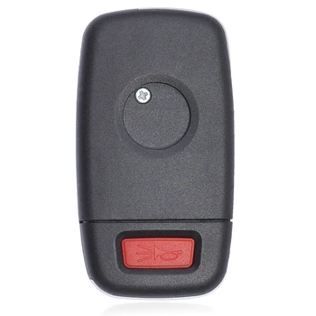 KEYECU 4 Buton de la Distanță Cheie Flip Shell cu 4 butonul + 1 de panică 5 Buton pentru VE HOLDEN Commodore Compatibil Pentru Pontiac G8