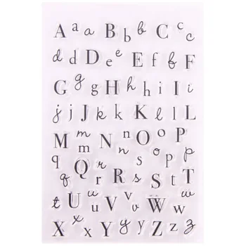 Transparent Timbre Noi 2020 alfabetul englez Cauciuc Sigiliu de Silicon pentru DIY Scrapbooking Carte de a Face Album Decoroation Meserii
