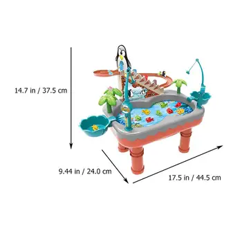 Copii de Pescuit Magnetic Jucărie Părinte-copil interactive Jucarii Educative Electric Pinguin Urcatul scarilor Băieți Fete cadou
