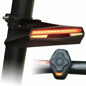 LED Ampula Biciclete Coada Lumina Reîncărcabilă de Control de la Distanță din Spate de Cotitură Multifuncționale Accesorii de Calitate Practice