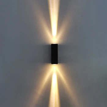 În aer liber de Iluminat cu LED-uri Lampă de Perete rezistent la apa IP65 Aluminiu cu Montare pe Suprafață Tranșee AC110V 220V Acasă Decorare Camera de zi