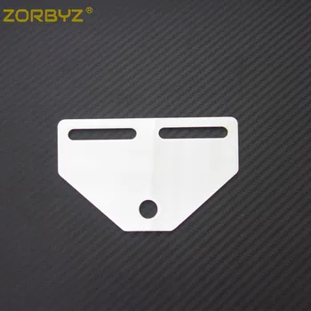 ZORBYZ Universal Motocicleta Crom Faruri Lampă Consolă Jos de Montare Clemă Pentru Elicopter Touring Personalizate