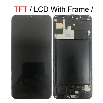 AMOLED LCD + Rama Pentru Samsung Galaxy A30s 2019 SM-A307F/DS A307FN Display LCD Touch Screen Digitizer Asamblare A307GT LCD Testate
