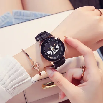 Noile Ceasuri Femei Crema de Bomboane de Culoare inel Ceas-coreean Silicon Jelly Ceas Reloj Mujer Ceas Cadouri Doamnelor ceasul Elev