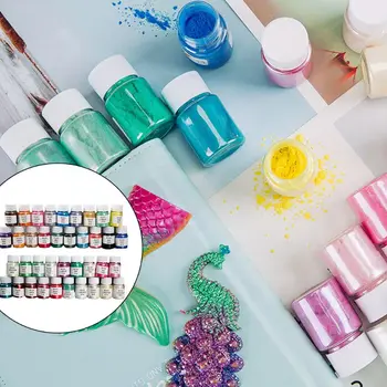1 Set Cosmetice de Calitate Perlate Mica de Pulbere de Rasina Epoxidica Vopsea Perla Pigment Bijuterii DIY Meserii a Face Accesorii
