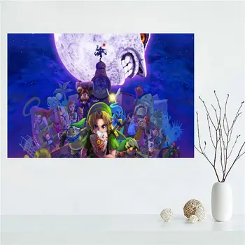 The Legend of Zelda Poster de Perete Pentru Camera de zi Poster Art Decor Tesatura de Matase Luminoase Buna Fara Rama Morden Imprimare Perete