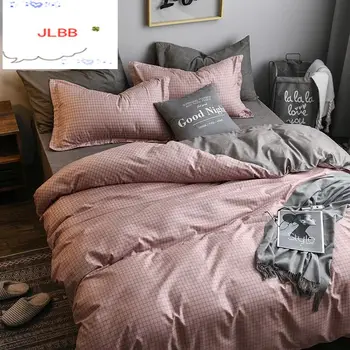 3/4 bucată solidă de culoare set de lenjerie de pat, decorare dormitor quilt capac pentru fete AB side quilt capac 2020 regina king size, lenjerie de pat