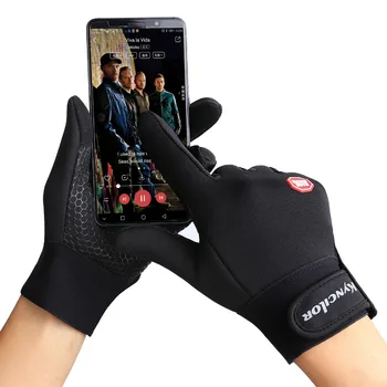 Respirabil, Anti-derapare Touch Ecran Mănuși de Iarnă Primăvară Echitatie/Conducere/Alpinist Încheietura mâinii Mănuși Bărbați Femei Sport de Funcționare