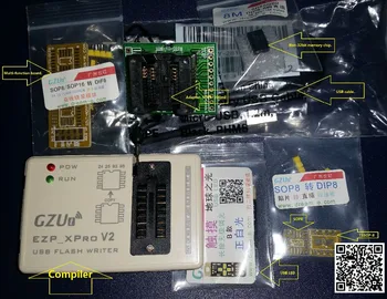 2019+ EZP_XPro V2 Programator USB placa de baza rutare LCD BIOS SPI FLASH IBM 24 25 Emulator Scriitor TL866/TL866cs/EZP2010/EZP2010