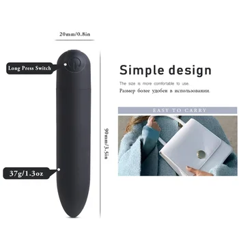 USB Reîncărcabilă Mini Glont Vibrator Vibrator Vibrator Clitoridian Stimulator Masturbator Vibratoare Pizde Masaj Jucarii Sexuale pentru Femei