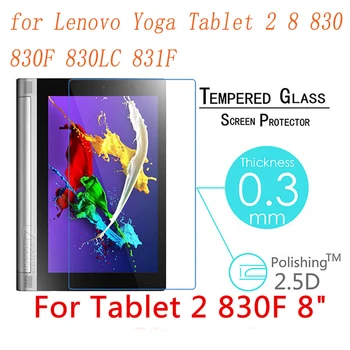 9H Protector de Ecran pentru Lenovo Yoga Tablet 2 8 Inch 830 830F 830LC 831F Preveni Zero Tablet PC LCD Sticlă Securizată Film Garda