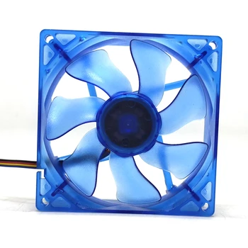 92mm pwm LED-cooler cpu racire ventilator de 90mm 9cm 92X92X25mm luminos 12V 1800RPM lumină albastră cooler
