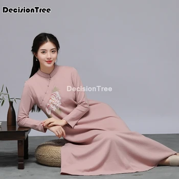 2021 chineză rochie de petrecere cheongsam vintage stil chinezesc rochie de seara lunga femeie oriental elegant qipao vestido