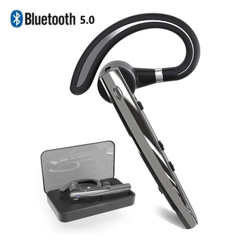 Cele mai noi B5 Bluetooth Căști fără Fir, Căști Handsfree Stereo de Anulare a Zgomotului Căști Bluetooth cu Microfon pentru Telefon Inteligent