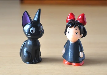 8pcs/lot 5cm Hayao Miyazaki Anime Totoro Ponyo KiKis PVC Jucarii Model Totoro Acțiune Figura Jucarii