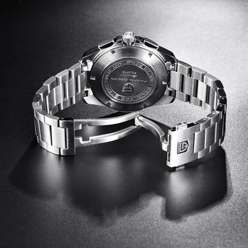 PAGANI DESIGN de Brand de Top Moda Barbati Cronograf din Oțel Inoxidabil Cuarț Impermeabil Ceasuri Mens Automatic Data Uita-2020