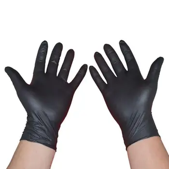LESHP 100buc/lot Mecanic Mănuși mănuși de Curățare de uz Casnic de Spălat Negru Laborator de Unghii Anti-Static Mănuși