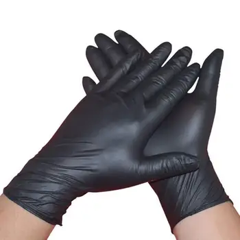 LESHP 100buc/lot Mecanic Mănuși mănuși de Curățare de uz Casnic de Spălat Negru Laborator de Unghii Anti-Static Mănuși