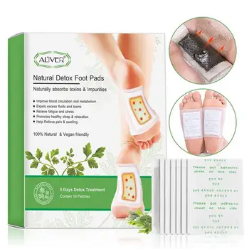 10buc pe bază de Plante Naturale de Detoxifiere Tampoane Picior Foot Patch Constipatie Tratament de detensionare Relaxare Corpul Sănătos de Îngrijire