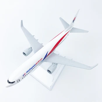 1/400 Scară Aliaj de Aeronave Boeing 737 Malaysia Airlines 16cm Aliaj de Avion B737 Model de Jucarii pentru Copii Copii Cadou de Colectie