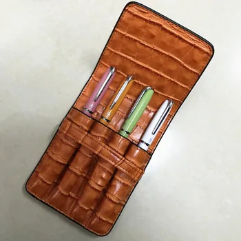 4-pack de depozitare geanta de Piele Creion Saci Stilou Caz Acoperire Maneca Husă de Birou Rechizite Școlare Papetărie
